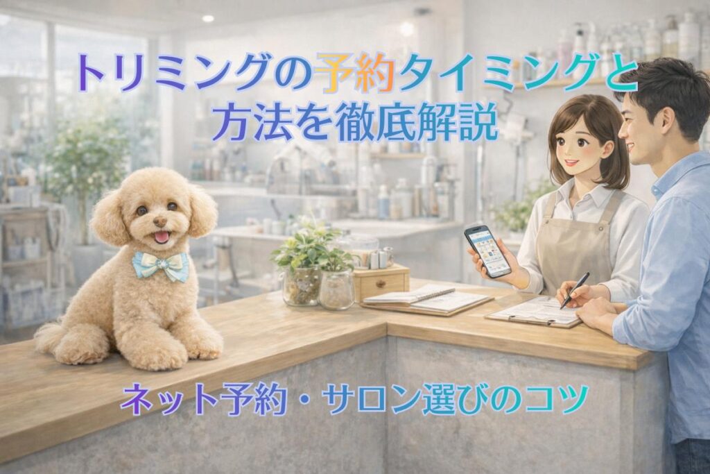 トリミングの予約タイミングと方法を徹底解説｜ネット予約・サロン選びのコツ