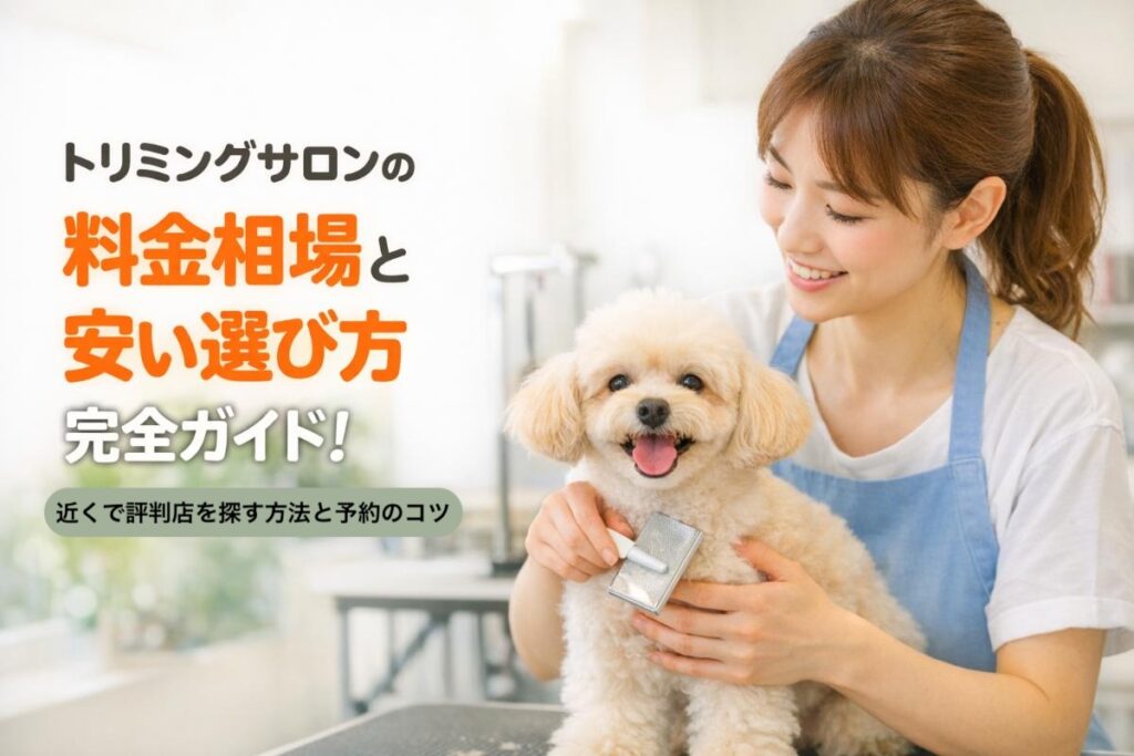 トリミングサロンの料金相場と安い選び方完全ガイド｜近くで評判店を探す方法と予約のコツ