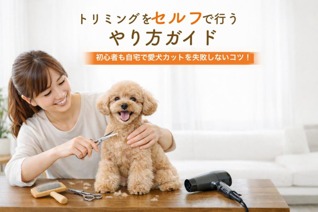 トリミングをセルフで行うやり方ガイド｜初心者も自宅で愛犬カットを失敗しないコツ！