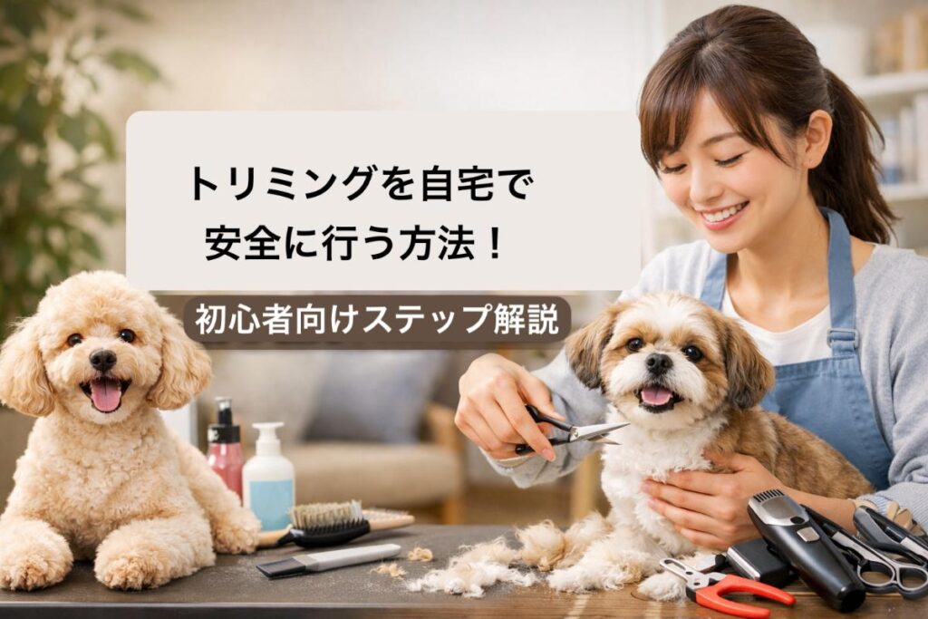 トリミングを自宅で安全に行う方法！初心者向けステップ解説