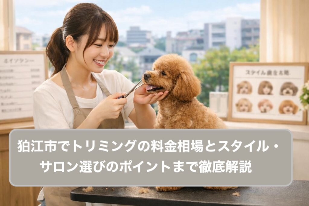 狛江市でトリミングの料金相場とスタイル・サロン選びのポイントまで徹底解説