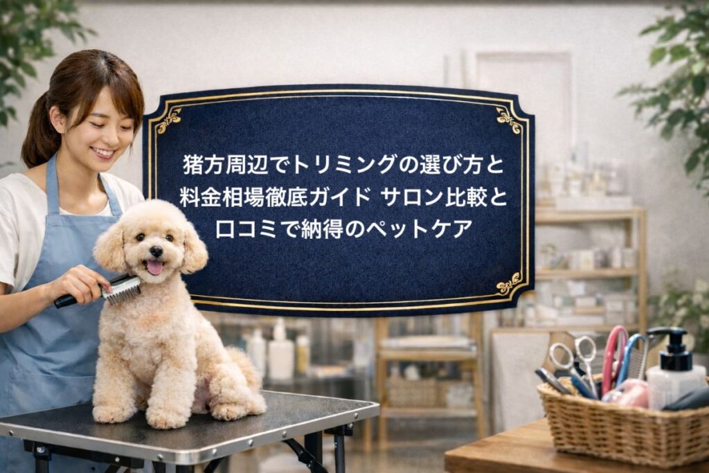 猪方周辺でトリミングの選び方と料金相場徹底ガイド｜サロン比較と口コミで納得のペットケア