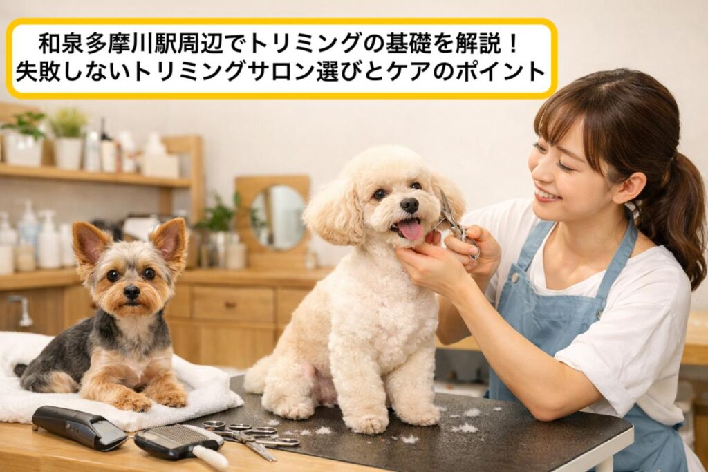 和泉多摩川駅周辺でトリミングの基礎を解説！失敗しないトリミングサロン選びとケアのポイント