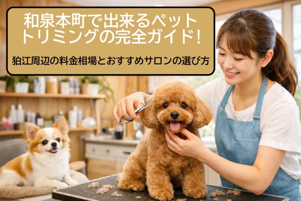 和泉本町で出来るペットトリミングの完全ガイド｜狛江周辺の料金相場とおすすめサロンの選び方