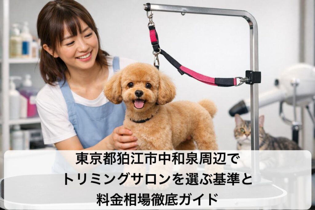 東京都狛江市中和泉周辺でトリミングサロンを選ぶ基準と料金相場徹底ガイド