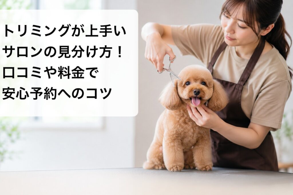 トリミングが上手いサロンの見分け方！口コミや料金で安心予約へのコツ