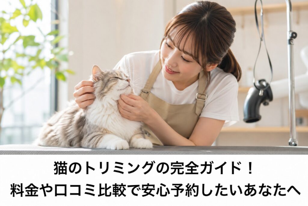 猫のトリミングの完全ガイド！料金や口コミ比較で安心予約したいあなたへ