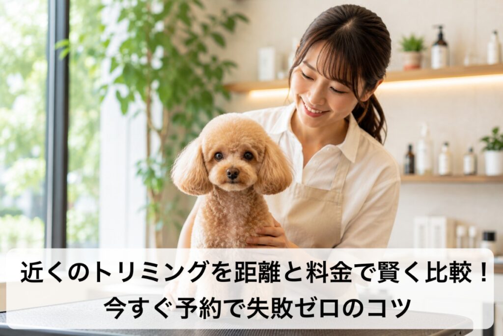 近くのトリミングを距離と料金で賢く比較!今すぐ予約で失敗ゼロのコツ