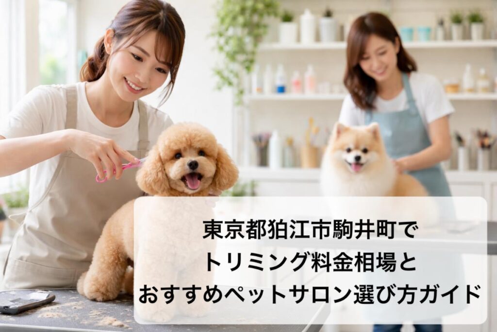 東京都狛江市駒井町でトリミング料金相場とおすすめペットサロン選び方ガイド